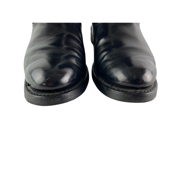 Double H Ranchwell Men's Black Cowboy Western Work Boots Black Size 8.5D‎ 3104 - Picture 3 of 11